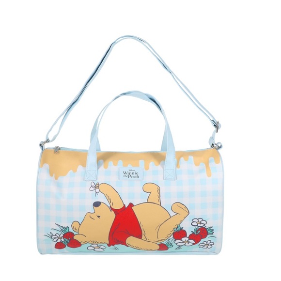 Winnie The Pooh Accessories - Disney Winnie The Pooh Strawberries Duffle Weekender Bag 🍯